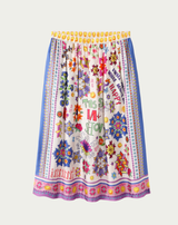 ME369 Vanessa Markers Printed Skirt