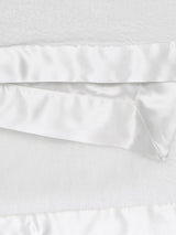 Chenille Satin™ Baby Blanket: Blue