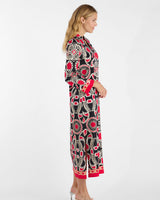 Devon Dress in Heritage Chains Black Gold by Jude Connally — side view