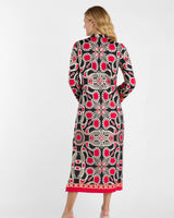 Devon Dress in Heritage Chains Black Gold by Jude Connally — back view