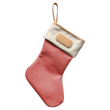 Jon Hart Design - Christmas Stocking - Coral Coated Canvas