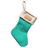 Jon Hart Design - Christmas Stocking - Teal Coated Canvas