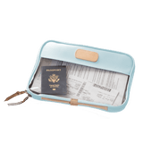 Jon Hart Design - Clear Folio - Ice Blue Coated Canvas