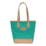 Alamo Heights Tote - Teal Coated Canvas