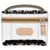 Jon Hart Clear Makeup Case - Navy Coated Canvas
