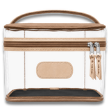 Jon Hart Clear Makeup Case - Slate Coated Canvas