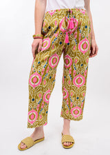 Ikat Pant in Ochre