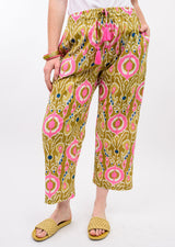 Ikat Pant in Ochre view 2