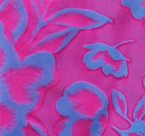 Johanna Wrap Dress in Magenta Jacquard view 4