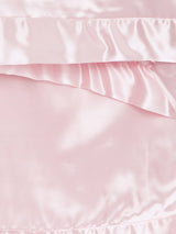 Chenille Satin™ Baby Blanket: Pink