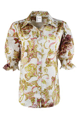 Sirena Blouson Sleeve Blouse in Fresco Floral view 2