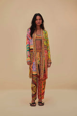 Farm Rio - Multicolor Mixed Scarves Lenzing Ecovero Viscose