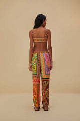 Farm Rio - Multicolor Mixed Scarves Lenzing Ecovero Viscose