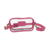 Jon Hart Design - Crossbody - Clear Crosslet - Sangria Leather
