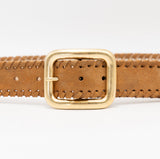 Arabella Belt in Tan Suede, product view