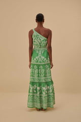 Farm Rio - Green Sweet Garden Maxi Dress
