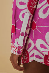 Farm Rio - Off-white Maia Shirt - Large