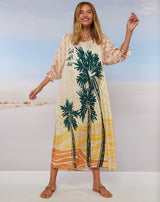 Me369 - Amelia Puff Sleeve Dress - Xs / Vacation