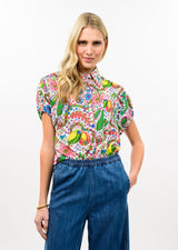 Veggie Print Top in Multi