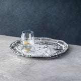 Organic Pearl Nova Round Platter by Beatriz Ball