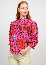 Charming Snakes Top in Pink view 2
