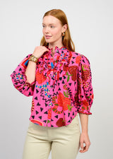 Charming Snakes Top in Pink view 3