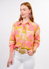 Blooms a Plenty Shirt in Coral view 2