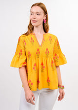 Burst of Sunshine Top in Yellow view 2