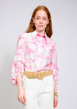 Scene in Paris Top in Ivory view 2