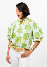 Lemon Tree Top in White view 2