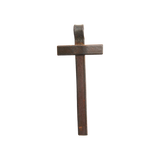 Jan Barboglio Padre forged iron mini cross with hook