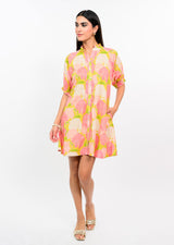 Fresh Mums Dress in Coral view 2