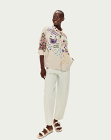 ME369 Briann Embroidered Markers Denim