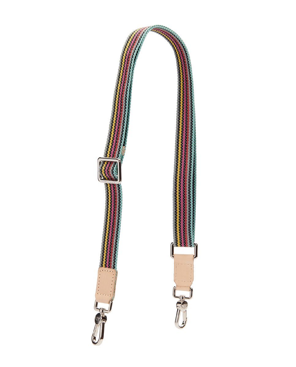 GREY SLIM WEBBING CROSSBODY STRAP BY CONSUELA IN STOCK QUICK