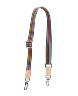 GREY SLIM WEBBING CROSSBODY STRAP