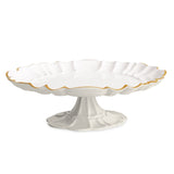 Encanto Tuscany Pedestal Cake Plate (Cream and White) by Beatriz Ball