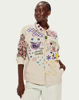 ME369 Briann Embroidered Markers Denim