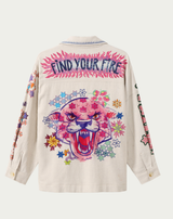 ME369 Briann Embroidered Markers Denim