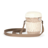 Amuseables Perkle Coffee Shoulder Bag by Jellycat view 3