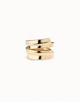 Uno De 50 - 18k Gold-plated Irregular Ring