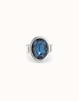 Uno De 50 - Sterling Silver-plated Ring with Indian