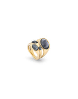 Uno De 50 - 18k Gold-plated Ring with Gray Crystals
