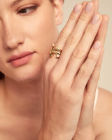 Uno De 50 - 18k Gold-plated Ring