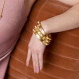 Tribeca Bangle in Pearl view 2