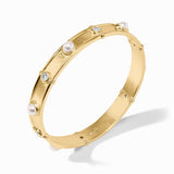 Tribeca Bangle in Pearl view 3