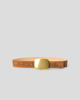 B-Low The Belt Leighton Suede Belt in Bronze Brass, front