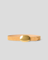 B-Low The Belt Myra Suede Belt in Lt. Camel Brass, front