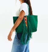 Teal Breezy Fringe