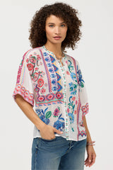 Brony Blouse in White view 2