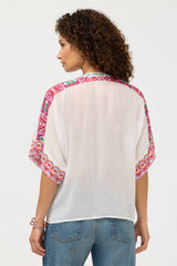 Brony Blouse in White view 4